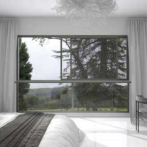 Fenêtres sur mesure Fenêtres en aluminium Fenêtres à triple vitrage Designs de fenêtres en aluminium Fenêtre coulissante vers le haut pour maisons Hôtel - Product Image 4