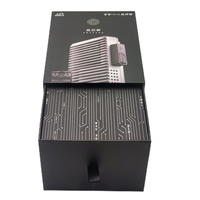 Gloednieuwe Chinese Dehydrator Zwart Design 5-laags Touch-type Grote Capaciteit Eenvoudig Klassiek Design Fruitdroger Embossing Eenvoudig