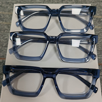 Nouveauté vente en gros de haute qualité mélange de Offre Spéciale lot nouvelle mode hommes épais acétate cadre transparent lunettes optiques lunettes