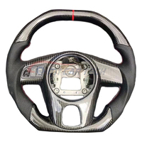 Volant en cuir en fibre de carbone pour Kia Forte Cerato Rio Stinger Optima