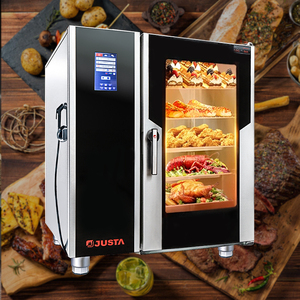 Vaporizador de panel de control inteligente comercial <span class=keywords><strong>Horno</strong></span> de 4 bandejas <span class=keywords><strong>Horno</strong></span> de vapor de convección combinado - Product Image 2