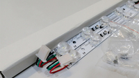 Bande lumineuse led haute puissance 24V SMD3535 edgelit avec lentille pour boîte à lumière en tissu