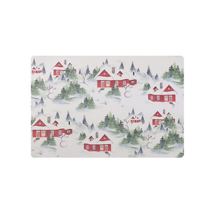Hexu Family Custom Leather Placemats 30x45cm Heat Insulating Oil Resistant For Home Dining - Product Image 2