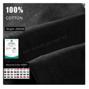 Мужская одежда на заказ, фабричная уличная одежда, 300 Gsm, футболка 100% хлопка с принтом Dtg, Большие футболки большого размера - Product Image 5