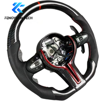 Volant sport personnalisé en cuir et fibre de carbone pour les séries M2 E92 F30 F10 E60 F31 F82 E61 E90 E39 E91 E70 E46 F22 E53 F80