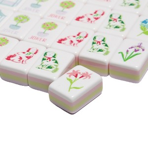 "มือถือชุดไพ่นกกระจอกแบบพกพาสี่ชั้นกระเบื้องอะคริลิคประกบ" - Product Image 5