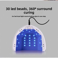 Lampe à ongles A125 UV LED, appareil de photothérapie à séchage rapide, lampe de cuisson haute puissance pour salon de manucure, vente en gros directe usine