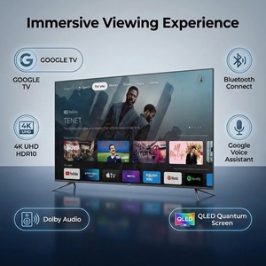 Televisores Inteligentes 8K Pioneer LED 4K de 32, 55 y 85 Pulgadas, Smart TV de 75 Pulgadas con Google TV - Product Image 5