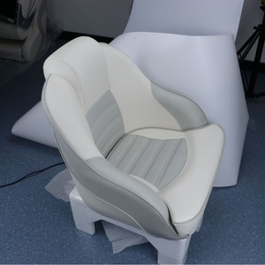 Silla de capitán para barcos con control de dirección, asiento de aluminio para barcos de pesca, diseño de lujo - Product Image 2