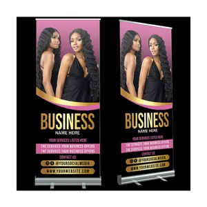 Tùy chỉnh xách tay Kính thiên văn đứng có thể điều chỉnh Backdrop đứng 85x200 cuộn lên biểu ngữ đứng giáng sinh cuộn lên biểu ngữ - Product Image 1