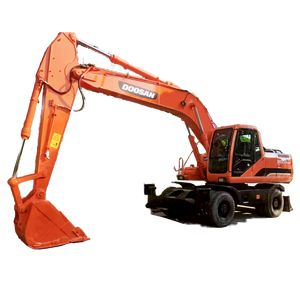 Excavatrice sur pneus de 21 tonnes d'occasion Doosan DX210W, équipement de construction, excavatrice d'occasion Daewoo Doosan 210W - Product Image 1