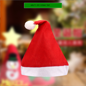 2024 unisexe velours fête de noël chapeau Logo personnalisé broderie bricolage père noël chapeau pour les Occasions festives - Product Image 3