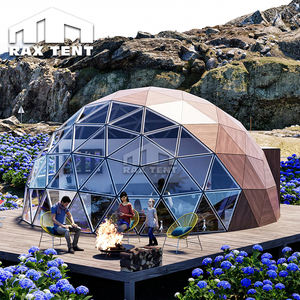 Dôme géodésique en verre RAXTENT 8M avec salle de bain et cuisine pour glamping, <span class=keywords><strong>cabane</strong></span>, maison - Product Image 1