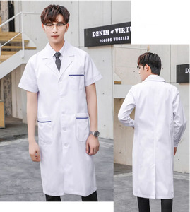 Uniforme <span class=keywords><strong>d</strong></span>'hôpital personnalisé en gros blouse blanche lourde vêtements de <span class=keywords><strong>travail</strong></span> de laboratoire <span class=keywords><strong>d</strong></span>'<span class=keywords><strong>esthéticienne</strong></span> dentaire buccale médecin et infirmière - Product Image 5