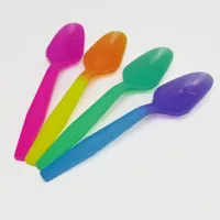 Cucchiai colorati che cambiano colore cucchiaio dessert gelato cucchiai di plastica