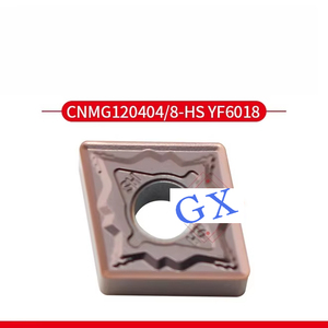Cnmg cnmg120404/CNMG120408-HS yf6018 CNC cắt chèn Máy ban đầu cắt carbide biến công cụ cho máy tiện - Product Image 2