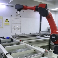 Bras de robot industriel à 6 axes, charge utile de 30 kg, portée de 2068 mm, pour l'automatisation du chargement et du déchargement des machines CNC