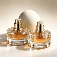 Flacons de parfum en verre de haute qualité avec capuchon rond élégant, acceptant les services personnalisés pour les marques de luxe