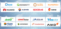 Batterie au lithium empilée 25,6 kWh Growatt 51,2 V 200 Ah 300 Ah, cellules LiFePO4, batterie solaire pour système solaire domestique, batterie haute tension