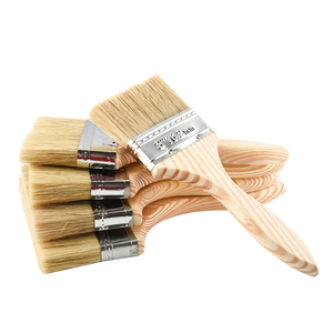 Brocha de Pintura Industrial con Mango de Madera y <span class=keywords><strong>Cerdas</strong></span> de Poliéster de 1.5 Pulgadas para Pulir, Compatible con OEM y Personalizable - Product Image 4