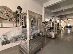 Độ chính xác cao duy nhất cho ăn giá tự động thu nhỏ tay áo máy dán nhãn cho sữa dây chuyền sản xuất - Product Image 5