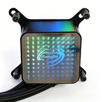 Refroidisseur liquide AIO CO-360BF-9YWL1 avec ventilateur ARGB PWM haute efficacité pour processeur Intel LGA1700/1851 AMD AM5 AM4, refroidissement PC