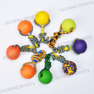 Grosir mainan hewan peliharaan pelatihan anjing ramah lingkungan tali tahan banting bulat 7cm nyaman untuk latihan - Product Image 1