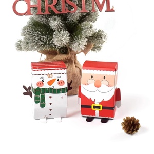 Cajas de Cartón para Dulces Navideños, Mini Cajas con Diseño de Santa Claus, Plegables, para <span class=keywords><strong>Galletas</strong></span>, <span class=keywords><strong>Chocolate</strong></span>, Regalos, Pasteles - Product Image 5