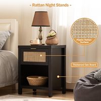 Table de chevet moderne avec étagères de rangement pour chambre à coucher et usage hospitalier, mobilier de chambre