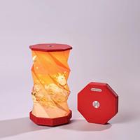 Lanterne en papier pliable LED portable, thème Zodiaque Année du Mouton 2026, pour la décoration du Nouvel An Chinois, vente en gros et personnalisation
