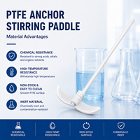 Pala mezcladora sanitaria de PTFE sin raspadores y de fácil limpieza para gel y ungüento médico