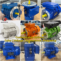 Moteur monophasé OEM série ML80M1-4, 0,75 kW, 1 CV, 1440 tr/min, 1500 tr/min, moteur asynchrone à haut régime, moteurs à induction avec 220 V/380 V