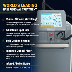 Máquina de Depilación Láser Alexandrite 755Nm 1064Nm Nd Yag, 4000W, Tecnología Alex, en Venta - Product Image 3