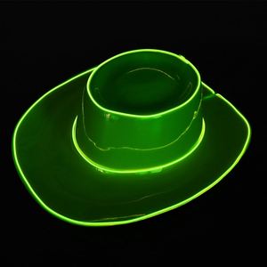 Chapeau de cowboy/cowgirl lumineux pour adultes, pour Halloween, Noël, fête, costume de cosplay LED - Product Image 3