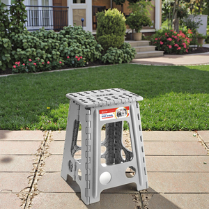 Bangku lipat plastik berat 18 inci, untuk dapur, taman, Hotel - Product Image 1