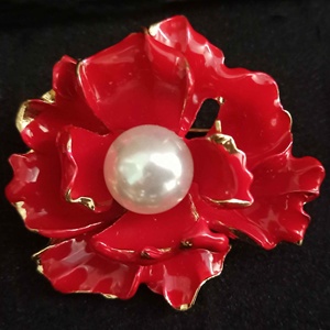 Europa, Día <span class=keywords><strong>de</strong></span> <span class=keywords><strong>San</strong></span> Valentín <span class=keywords><strong>de</strong></span> flor solapa pin con cadena - Product Image 1