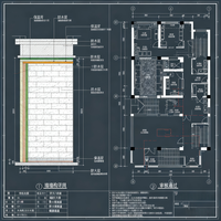 Conception de villa préfabriquée moderne sur mesure, service architectural, plan de maison à 6 chambres et 3 étages avec salle de cinéma