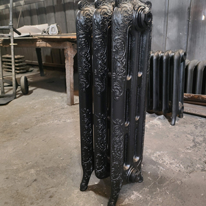 <span class=keywords><strong>Radiateur</strong></span> en fonte à 3 colonnes pour chauffage à <span class=keywords><strong>eau</strong></span> <span class=keywords><strong>chaude</strong></span>, design traditionnel, noir apprêté, 5 éléments graphiques, <span class=keywords><strong>prix</strong></span> usine - Product Image 3