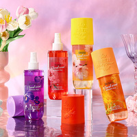 Vente en gros de brumes corporelles parfumées pour femmes, multi-parfums, 250 ml, parfum longue durée, vanille, noix de coco, parfum léger quotidien, cosmétique