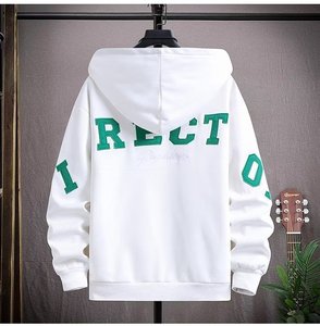 Chaqueta con Capucha para Hombre, Corte Regular, Estilo Béisbol, con Cierre, Nueva Tendencia de Moda, Abrigo Casual con Estampado Ecológico - Product Image 6