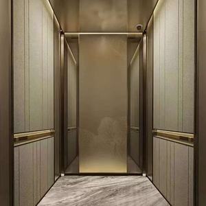 Ascenseur extérieur sans engrenages à traction, 6 étages, 450 kg, design français, en acier inoxydable, marque Fuji, vente chaude en Chine - Product Image 5