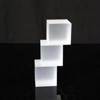 Cube en cristal givré, cadeaux souvenirs, presse-papiers en cristal