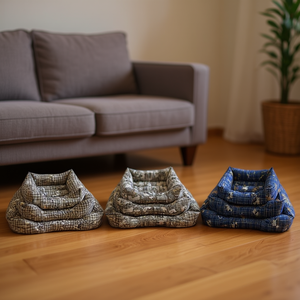 Cuccia per Cani Colorata con Fondo Antiscivolo, Set Tre Pezzi per Animali Domestici - Product Image 3