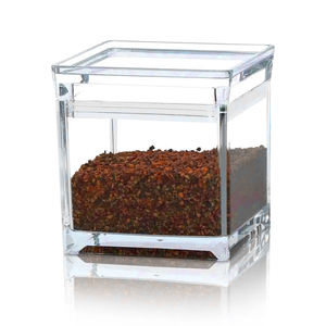 Clear <b>Plastic</b> Canister Organizer Set Spice Canisters Sets for the Kitchen Storage - Product Image 6