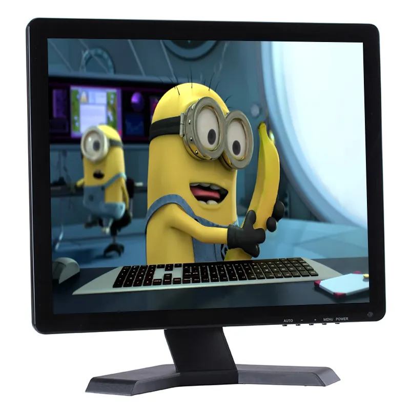 15" inch LCD Computer Monitor 15 Inch LED PC Monitor With VGA HDMIed Speaker input