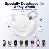 Mini banque de puissance magnétique sans fil 1800mAh pour Samsung et Apple Watch Solution de charge portable pour Smartwatch