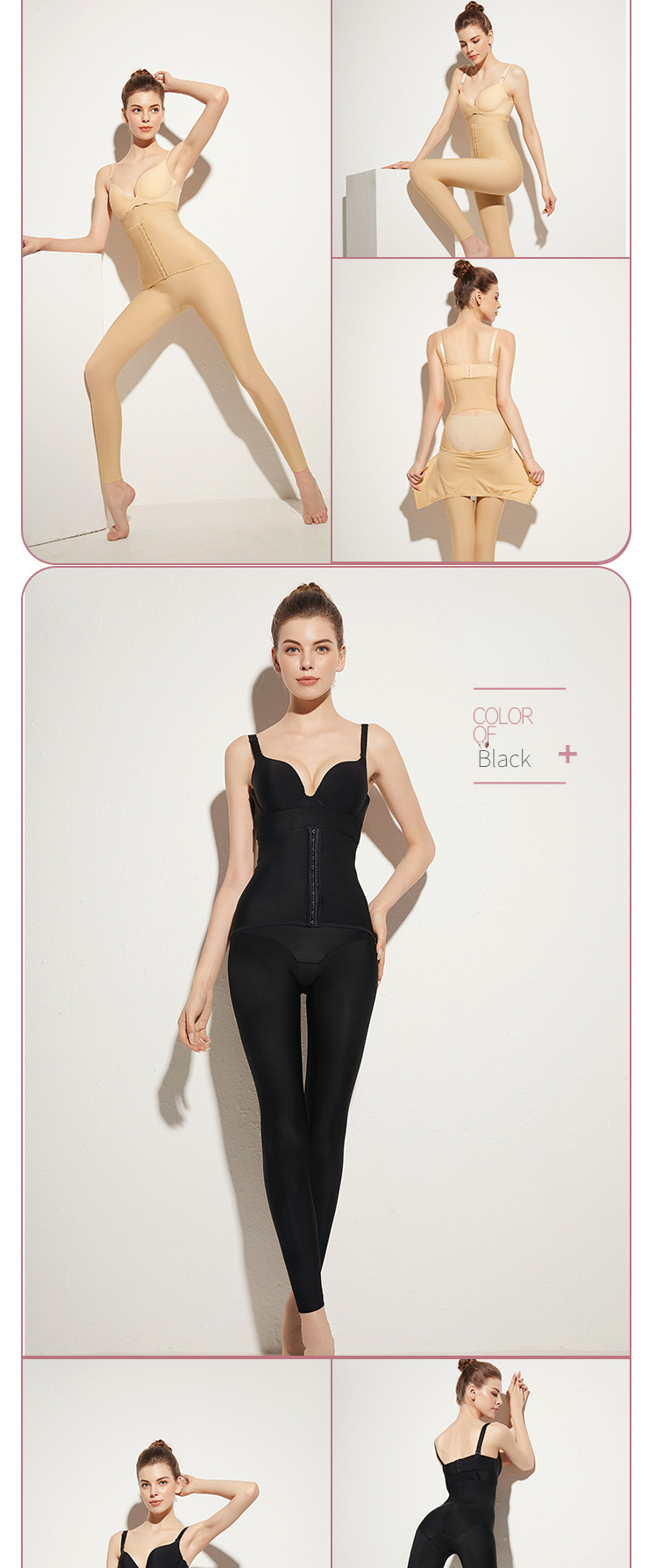 ZOYIAME Cross Abs Shaping Pants Thigh Liposuction Post-Surgery Compression Tights High Waist Trainer Butt Lift Faja BBL Pants