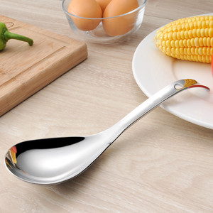 304 Stainless Steel Soup Ladle Extra Large Deep Kitchen <b>Serving</b> <b>Spoon</b> For Household Restaurant Use - Product Image 1