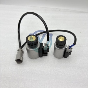 Vanne solénoïde proportionnelle hydraulique 24V UC4020757708 compatible avec le capteur de pression KM10 196D001 pour solénoïde de commande d'excavatrice - Product Image 1