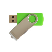 Memoria USB 2.0 Giratoria con Logotipo Personalizado 4Gb 8Gb 16Gb 32Gb 64Gb 128Gb, Lápiz de Memoria Flash USB Portátil